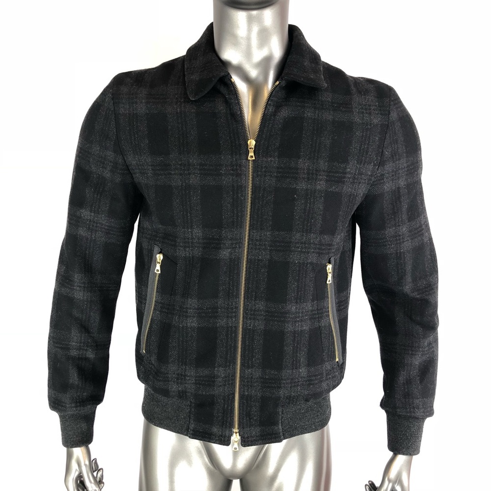 Paul Smith wool blend plaid coat blazer jacket M